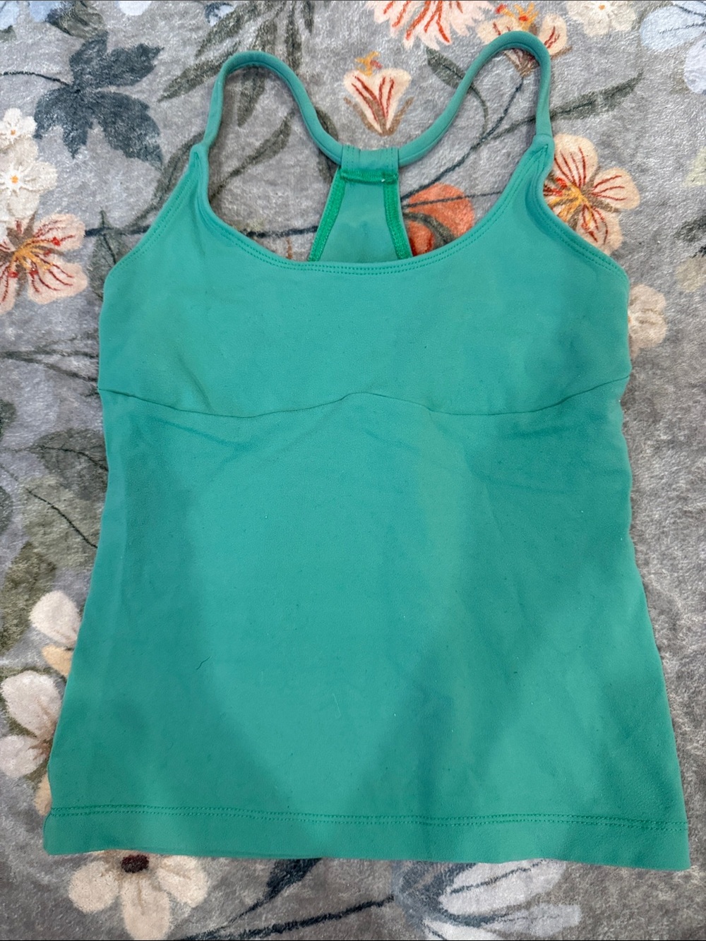 Women's Teal Racerback Camisole Tank Top